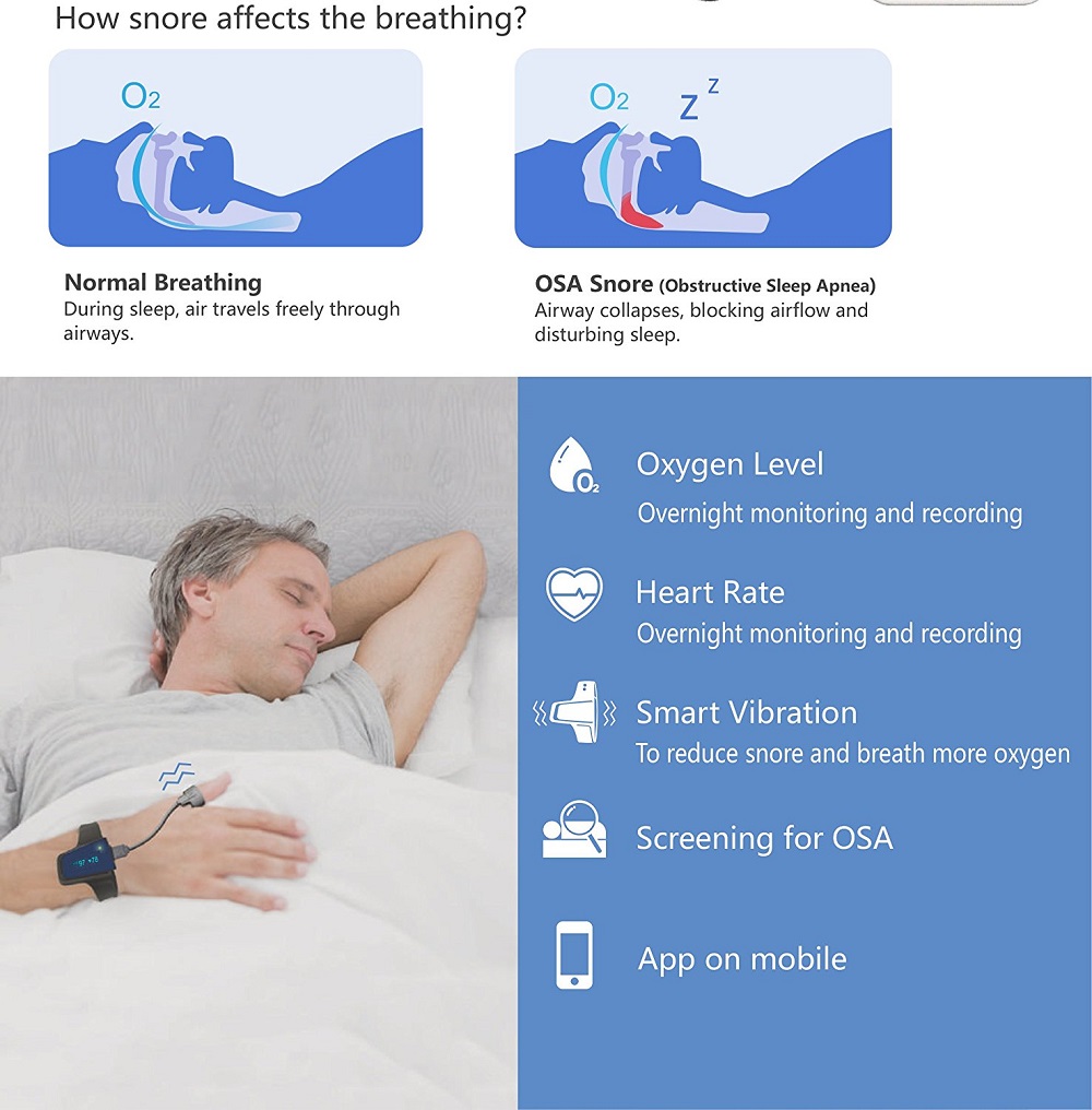 Anti Snoring Sleep Aid Watch